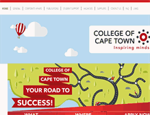 Tablet Screenshot of cct.edu.za
